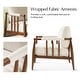 preview thumbnail 17 of 19, HULALA HOME Avidite Farmhouse Solid Wood Arm Chair with Full Assembly Set of 2