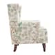 Upholstered Nailhead Trim Armchair Wingback Accent Chairs Set of 2