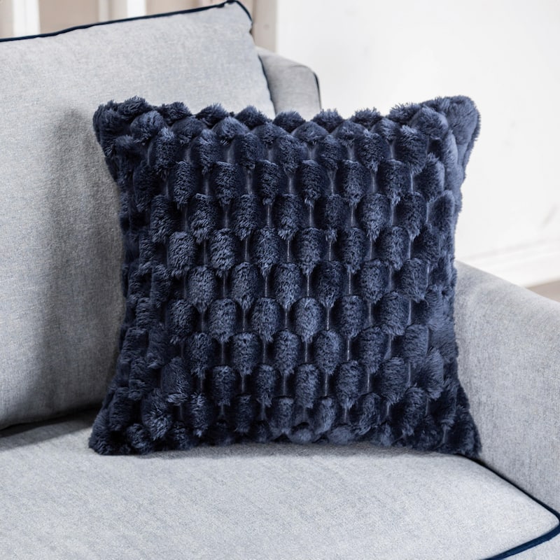 Furniture of America Gregen 3-Piece Grey Solid Wood Sofa and Ottoman Set with Pillows