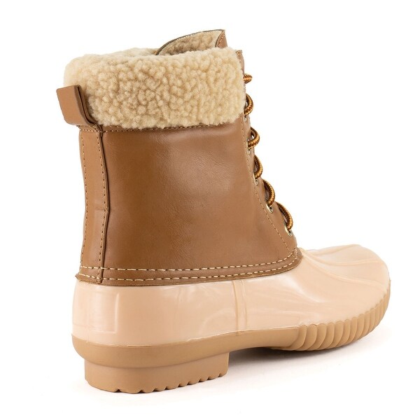 women's fleece lined duck boots