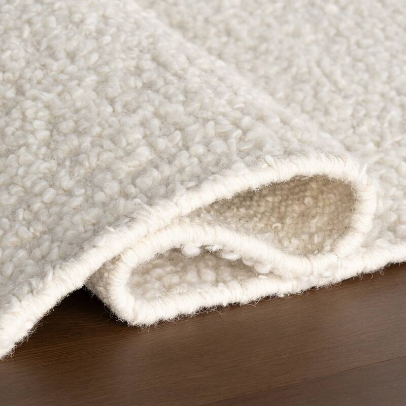Nuloom Thellia Textured Flatweave Shag Rug