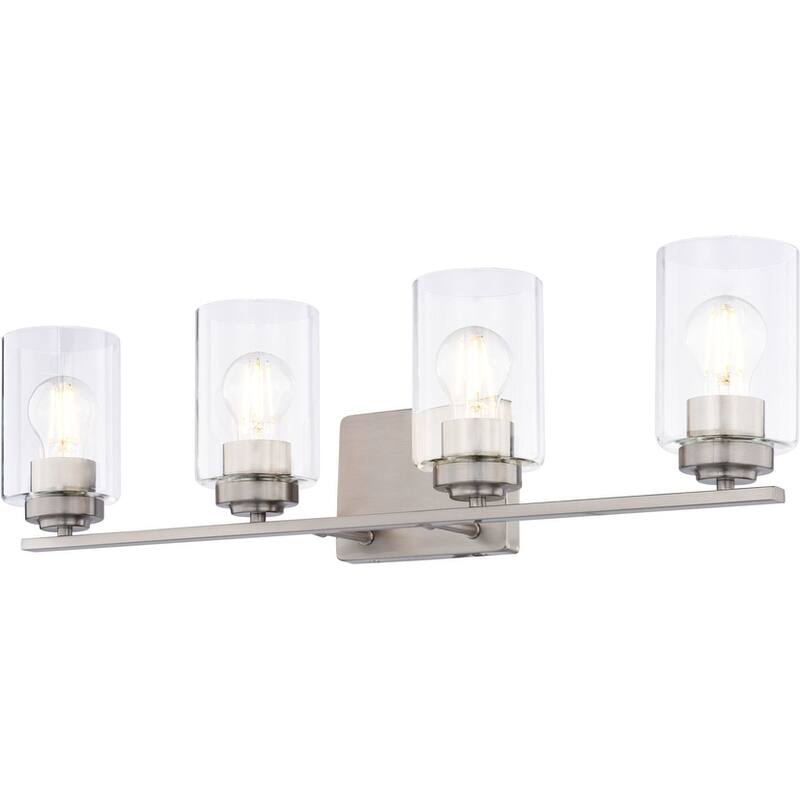 Vaxcel Lighting W0530 Park Ridge 4 Light 28" Wide Vanity Light - Satin Nickel