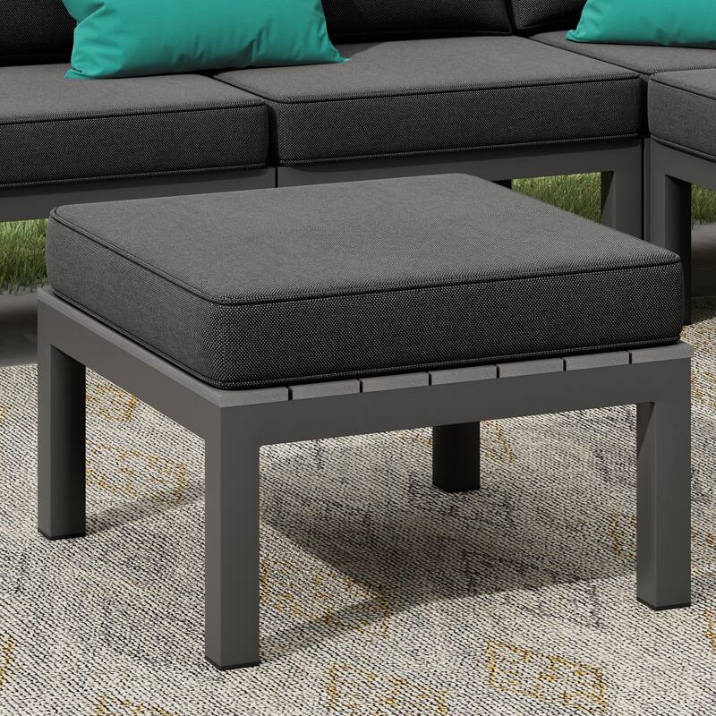 Corvus Fox Bay Aluminum Outdoor 6-piece Sectional Sofa Set