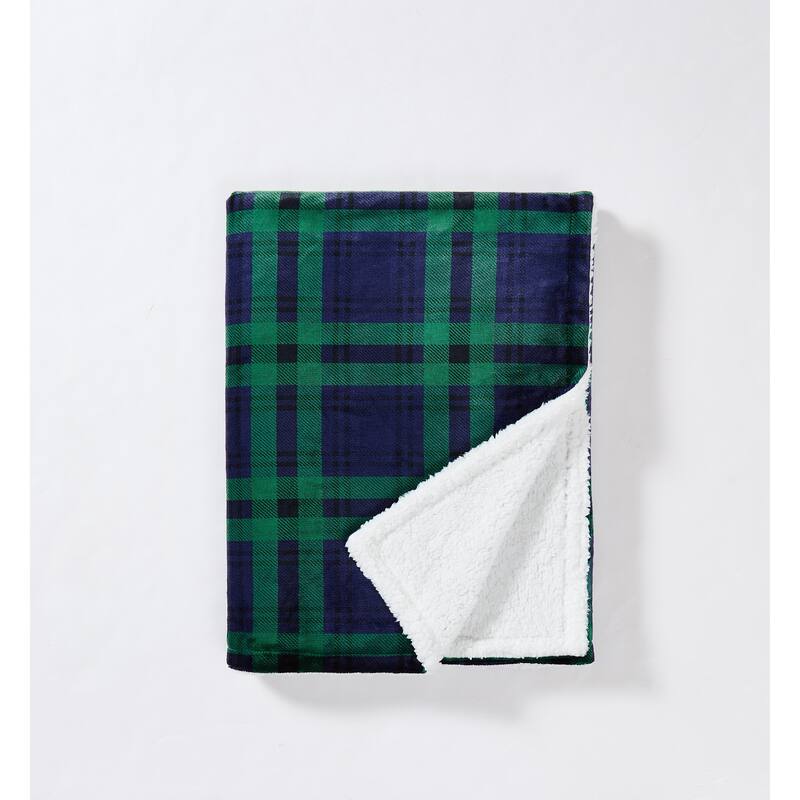 Truly Soft Cuddle Warmth Plaid Throw