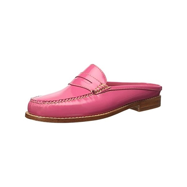 bass patent leather loafers