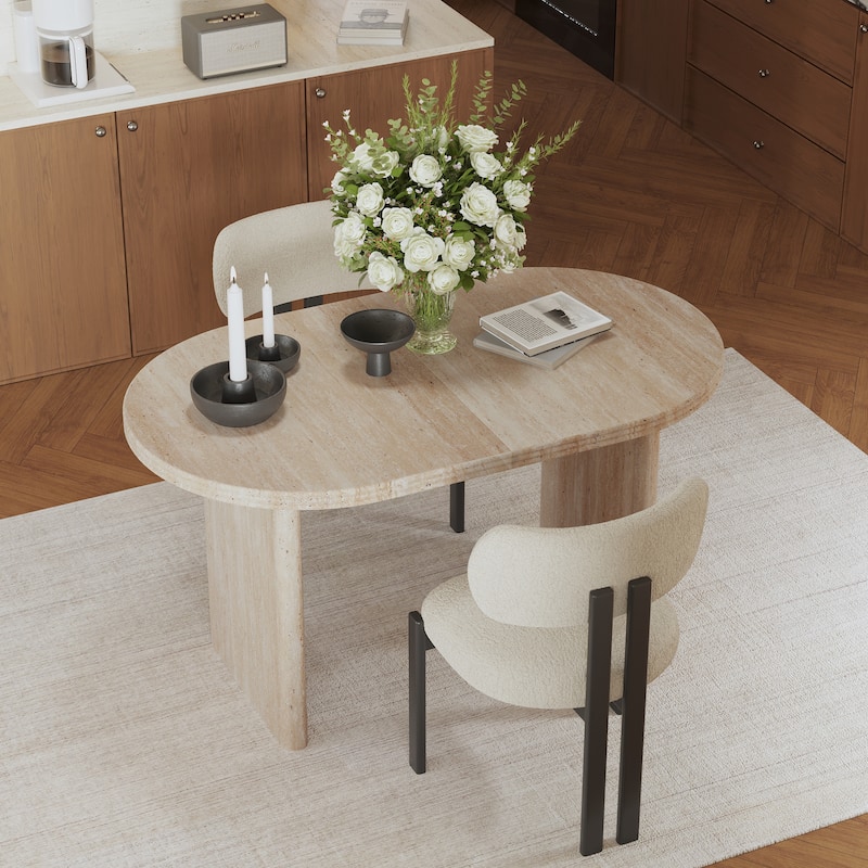 55.12"-70.87"Modern Extendable Dining Table With Removable Extension Leaves, Suitable For Dining Rooms, Kitchens