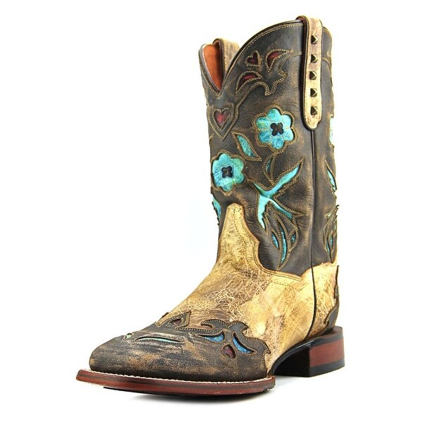 Dan Post Bluebird Women Round Toe Leather Brown Western Boot