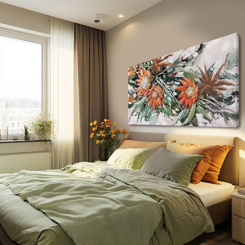 Green Pictures Wall Decor Plants Painting