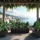preview thumbnail 14 of 49, Dovelina Modern Metal Rectangular Planter- Elevate Your Space, Indoors & Outdoors