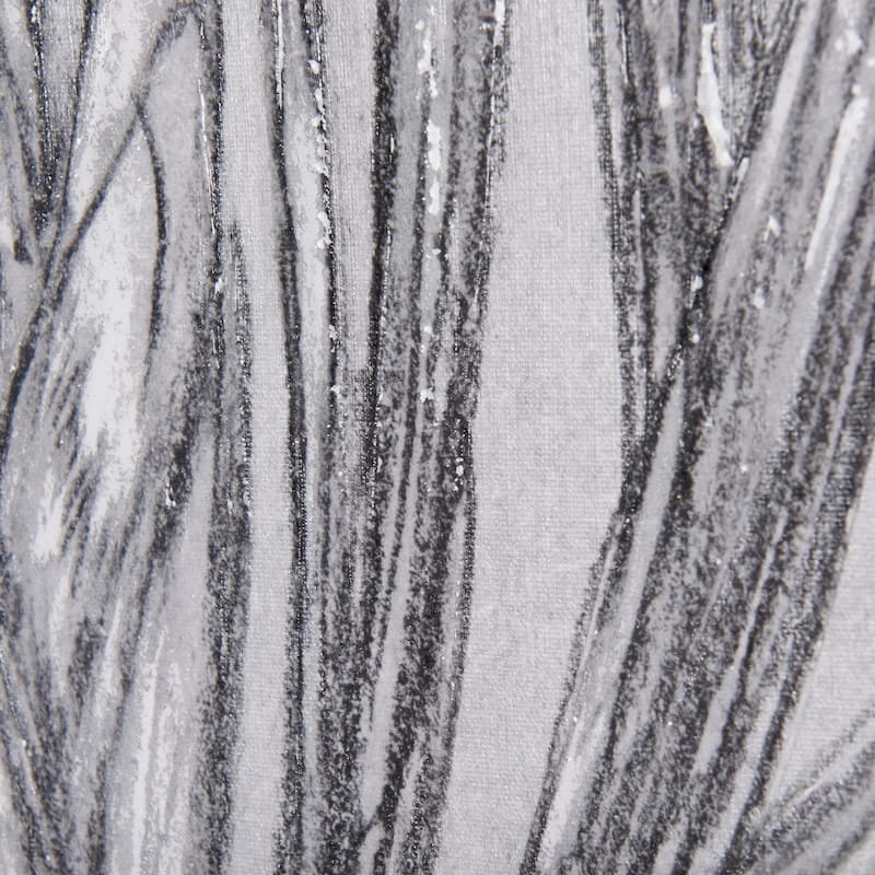 Botanical Sketches IV (Grey) (24 x 36) Canvas Art Print