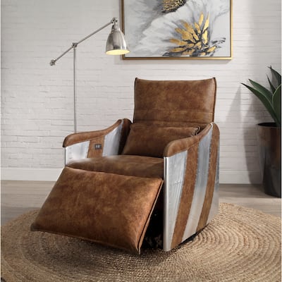 Acme Qalurne Power Recliner W/Swivel Function