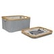 preview thumbnail 3 of 6, ClosetMaid Bamboo Frame Fabric Laundry Storage Bins (2-pack)