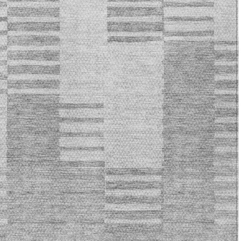 HomeRoots Striped Transitional Rectangle Outdoor Rug