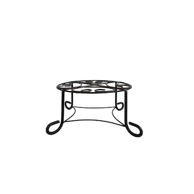Rustic Arrow Wrought Iron Planter Stand
