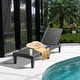 preview thumbnail 13 of 20, Costway Patio Lounge Chair Chaise Recliner Weather Resistant Black
