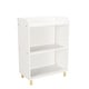 preview thumbnail 5 of 5, Wooden Children's 3-Tier Bookcase with Pine Wood Legs,White