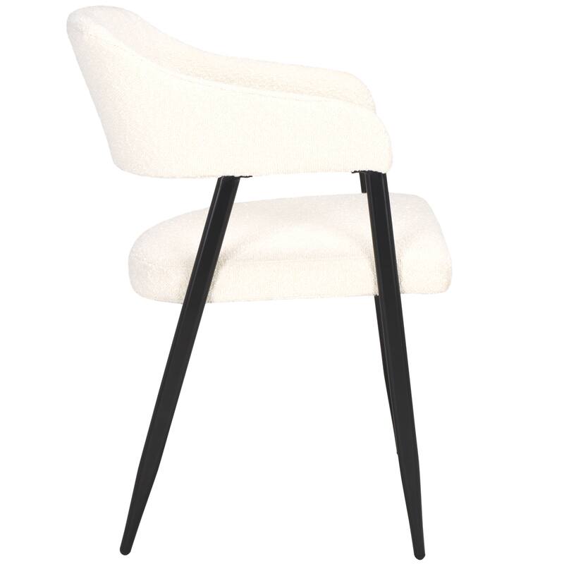 SAFAVIEH Ebba Dining Chair - 21.7 In. W x 22 In. D x 30.7 In. H - 22Wx22Dx31H