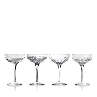 Waterford Mixology Coupe Large 9floz, Mixed Set of 4