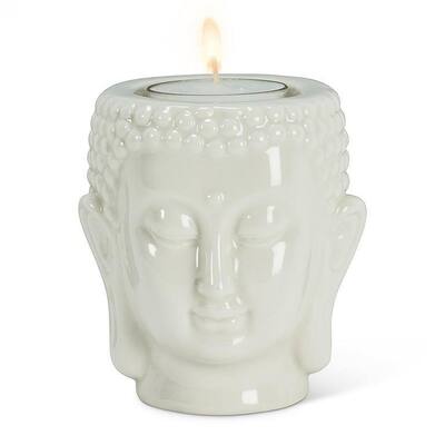 Buddha Head Tealite Candle Holder