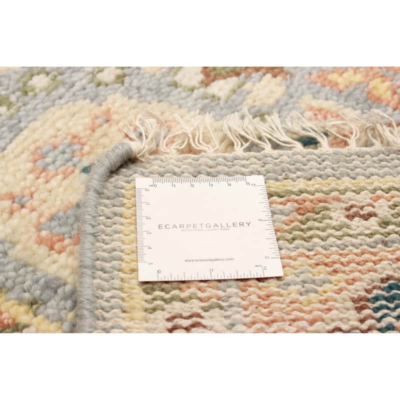 ECARPETGALLERY Hand-knotted Jules Serapi Light Blue Wool Rug - 5'10 x 9'2
