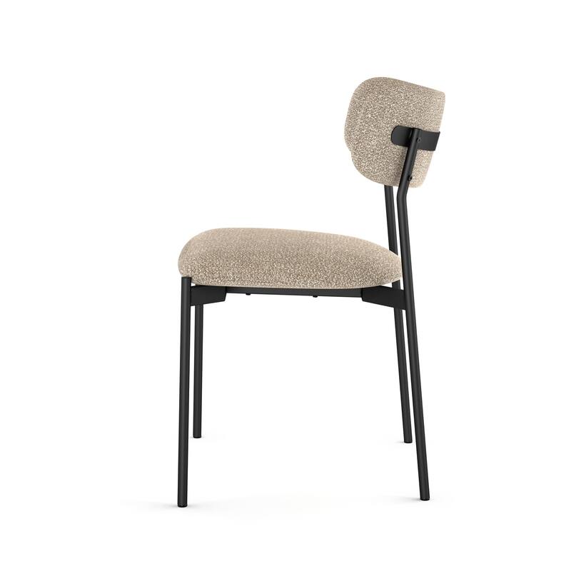 Amisco Yasmina Upholstered Dining Chair with Metal Leg