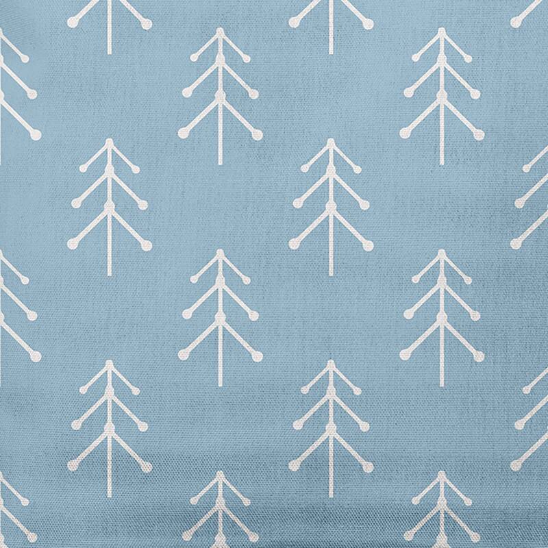 Patterned Trees Christmas Indoor/Outdoor Throw Pillow