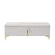 preview thumbnail 22 of 26, Upholstered Bedroom Sets with Queen Platform Bed and Storage Ottoman