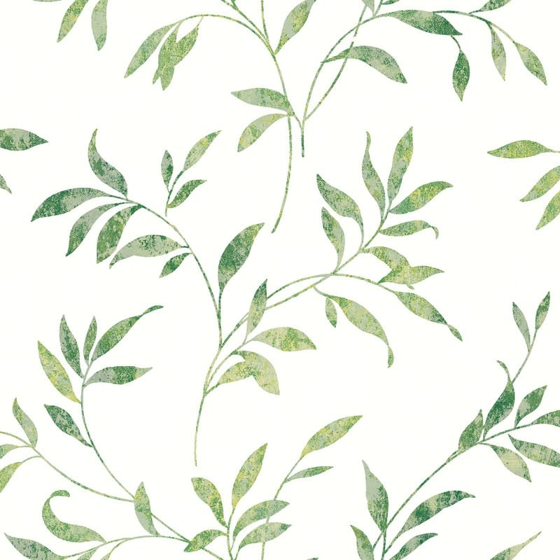 Chesapeake Sanibel Green Trail Wallpaper - 20.5in x 396in x 0.025in