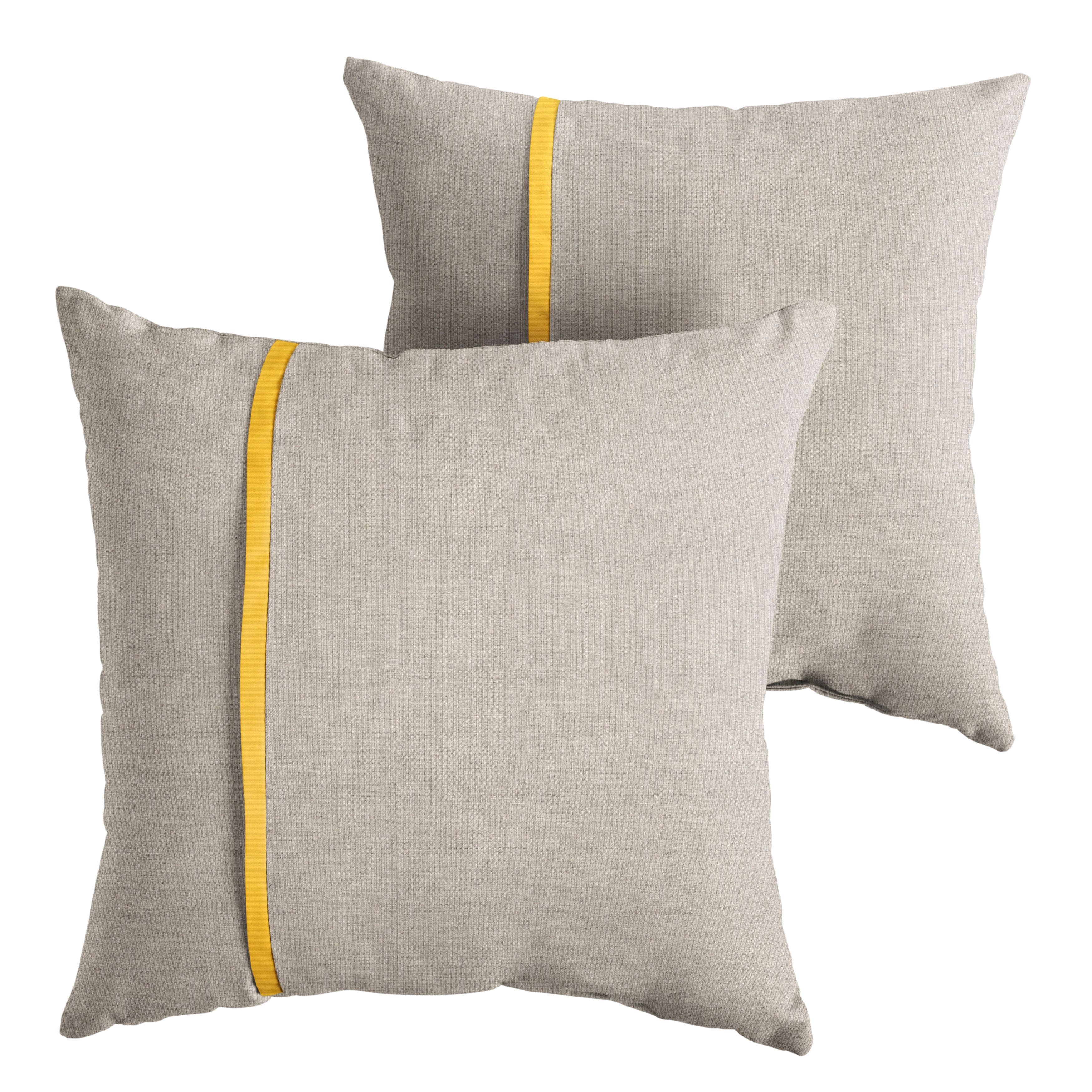 Option Sunbrella - Cast Silver/Canvas Sunflower