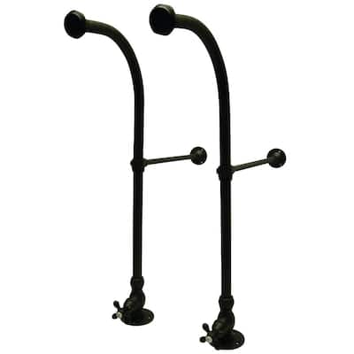 Kingston Brass Vintage Rigid Freestanding Supply Lines with Metal