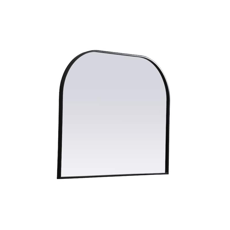 Indigo Home Metal Frame Arch Mirror 36x30 Inch