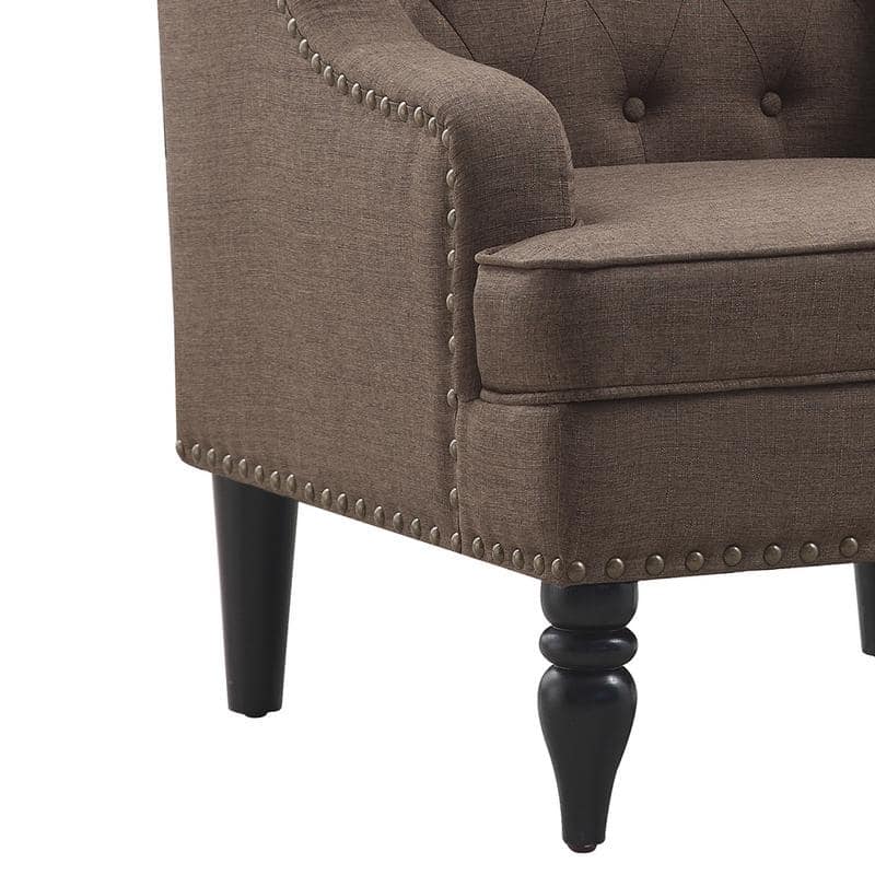 Madison Park Jewel Tufted Wingback Upholstered Club Chair
