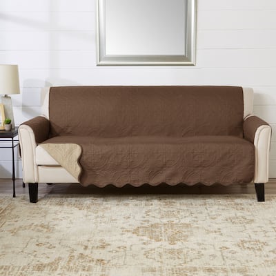 Premium Medallion Stitched Reversible Pet Furniture Protector
