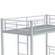 preview thumbnail 12 of 31, Bunk Bed Twin Over Twin Size with Ladder and high Guardrail, Able to Split, Metal Bunk Bed