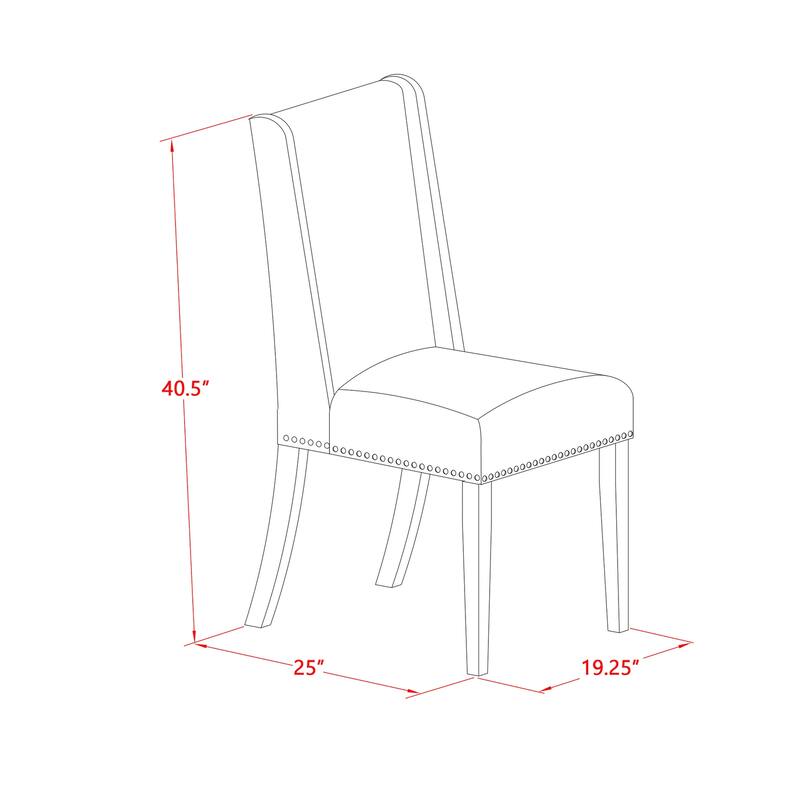 East West Furniture 11 Piece Dinette Set- a Dining Table with Removable Leaf and 10 Linen Fabric Dining Chairs(Finish Options)