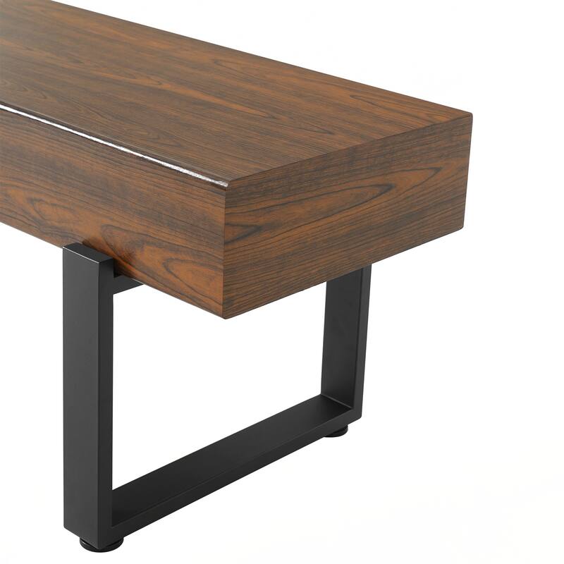 Wood Bench for Bedroom End of Bed, Farmhouse Indoor Kitchen Table Benches