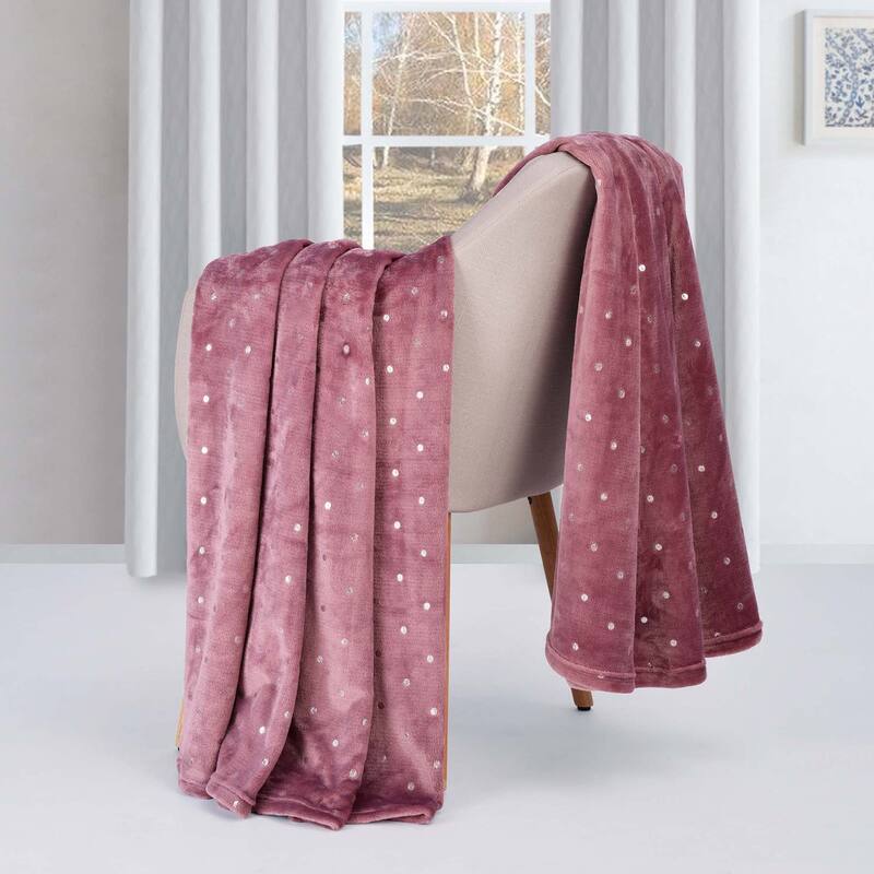 Superior Fleece Plush Medium Weight Soft Fluffy Decorative Blanket