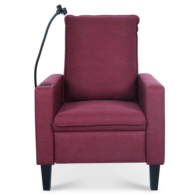 Christopher Knight Home - Mason Adjustable Recliner Sofa with Cup Holder and Convenient Storage