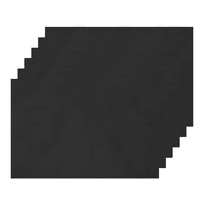 Placemats Set of 6, Heat Resistant Place Mats, Imitation Linen Table Mats - 19x13 inch