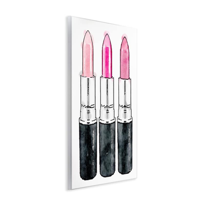 Stupell Three Pink Lipsticks Wall Art
