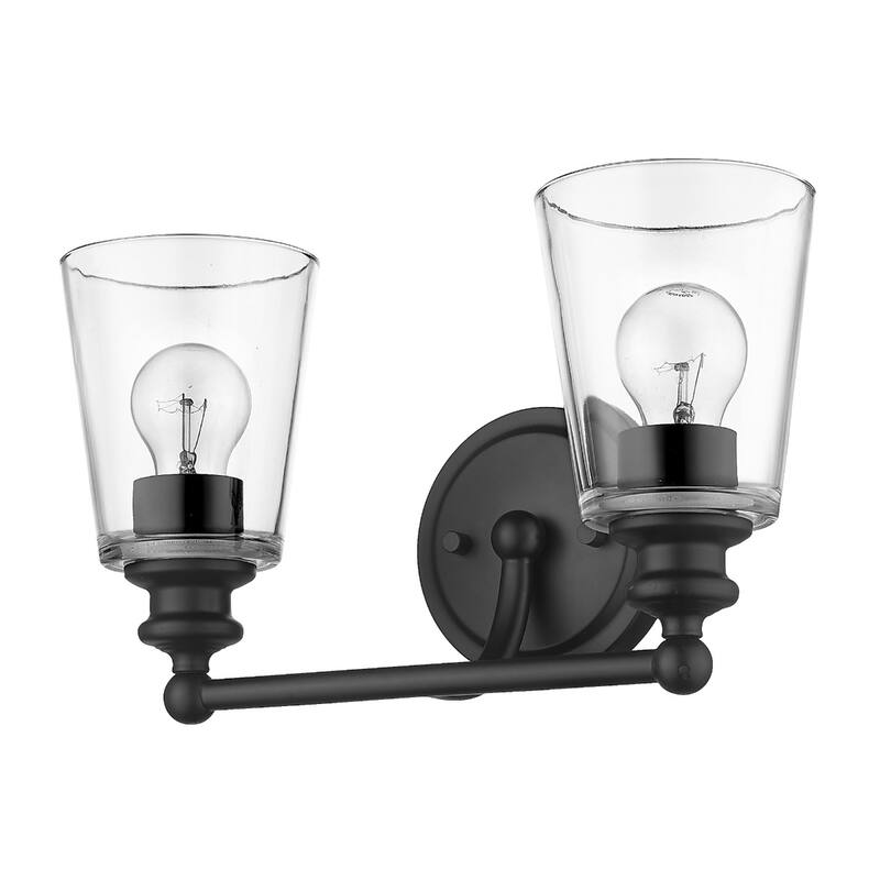 Modern Clear Glass Shade Wall Sconce with Swing Arm for Home Lighting