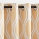preview thumbnail 7 of 13, ATI Home Alfie Room Darkening Blackout Grommet Top Curtain Panel Pair