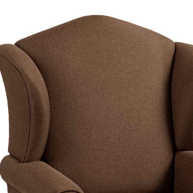 2 Set Modern Upholstery Wingback Accent Chair