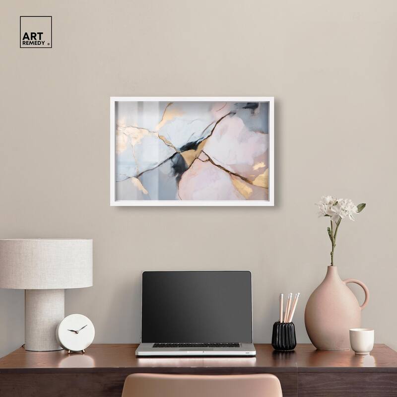 Gilded Veins Shadowbox by Art Remedy