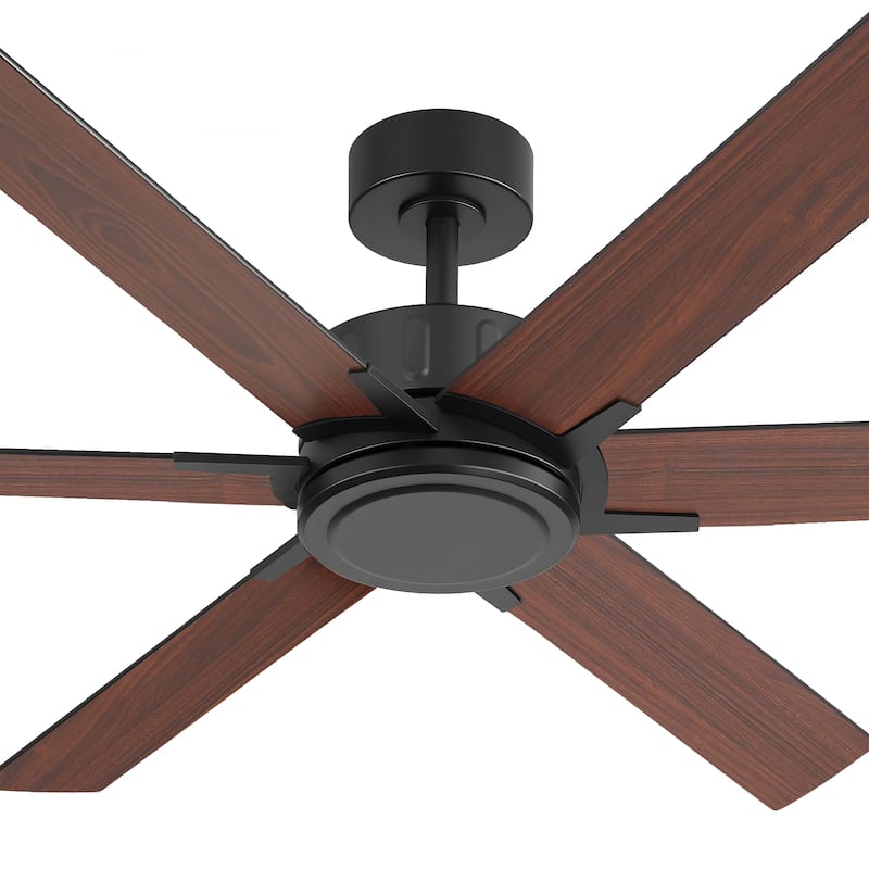 48/56/60 Inch Reversible Blade Ceiling Fan No Light with Remote Control