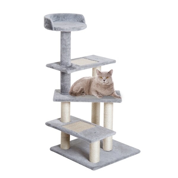 cat tree and scratcher