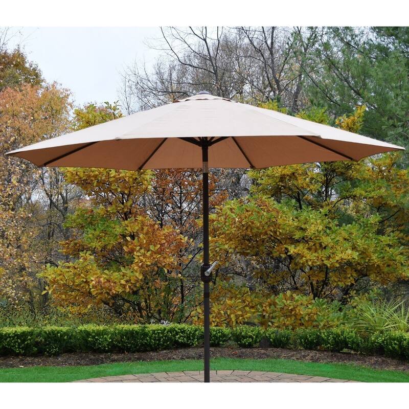 Oakland Living Corporation Polyester 9-foot Market Umbrella