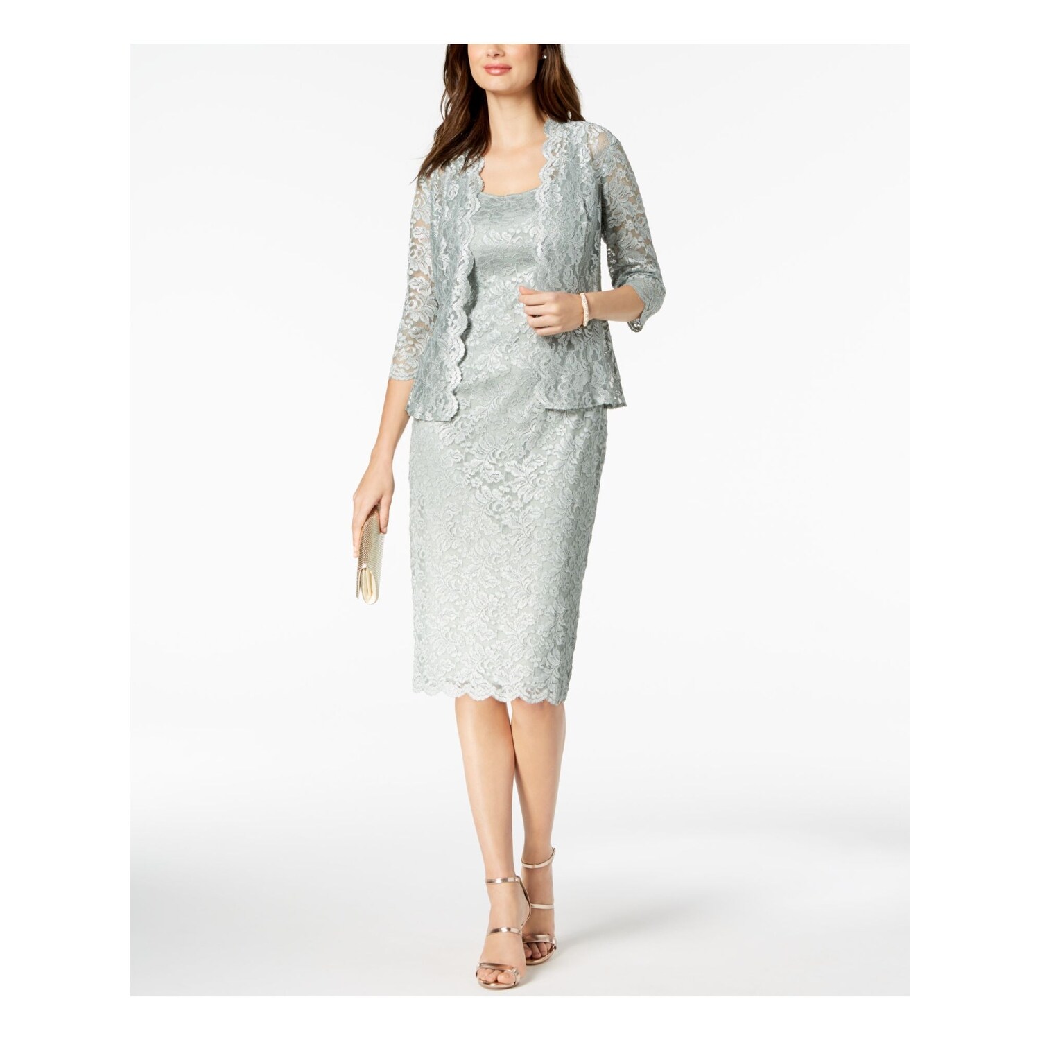 silver evening jacket womens