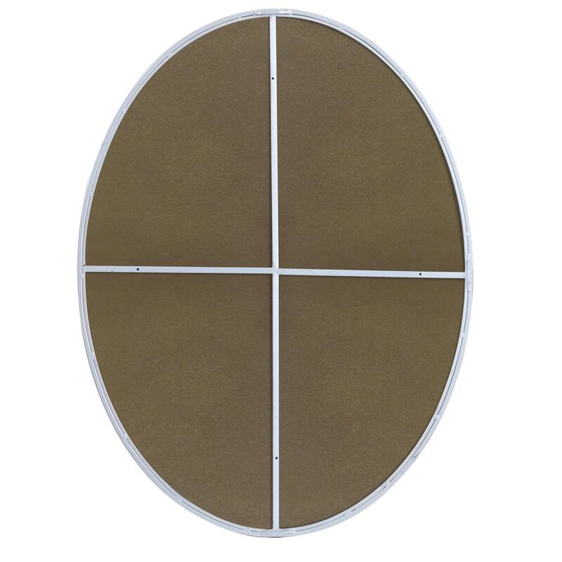 Carson Carrington Labbemala Metal Frame Oval Mirror
