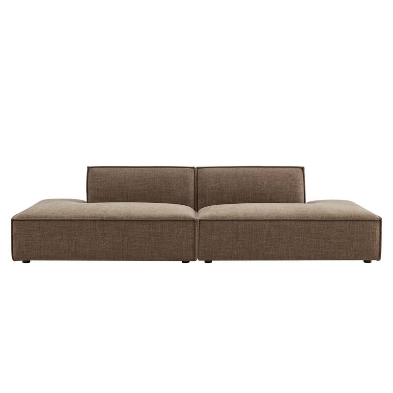 Restore 2-Piece Performance Fabric Upholstered Modular Loveseat